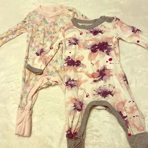 Burts Bees Organic Cotton Bodysuits 0-3 month